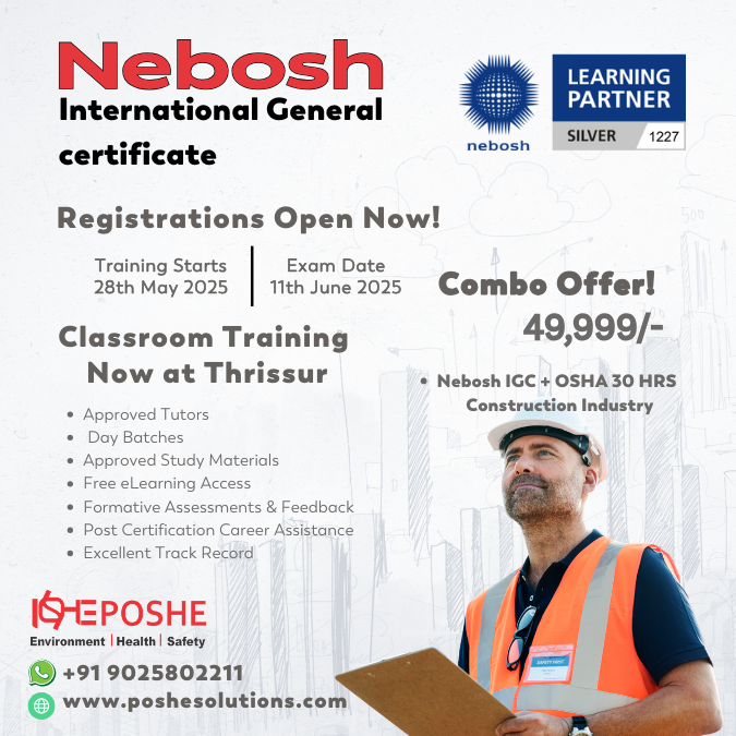 Nebosh course in trichy