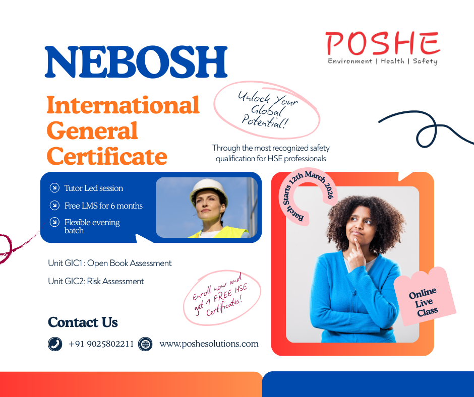 Nebosh courses in Pondicherry