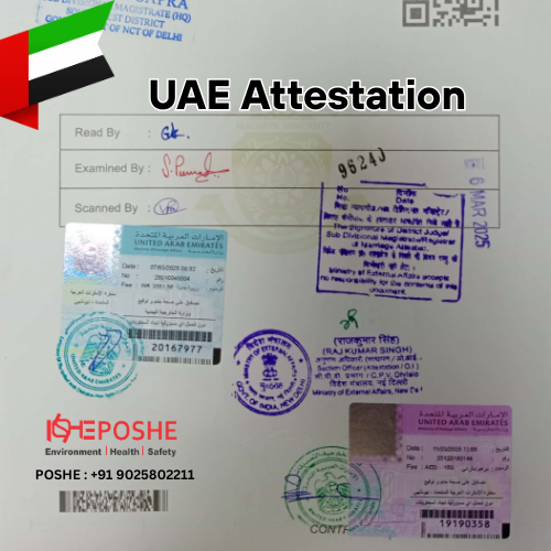 UAE Attestation - POSHE - Poshe Solutions UAE Degree certificate attestation